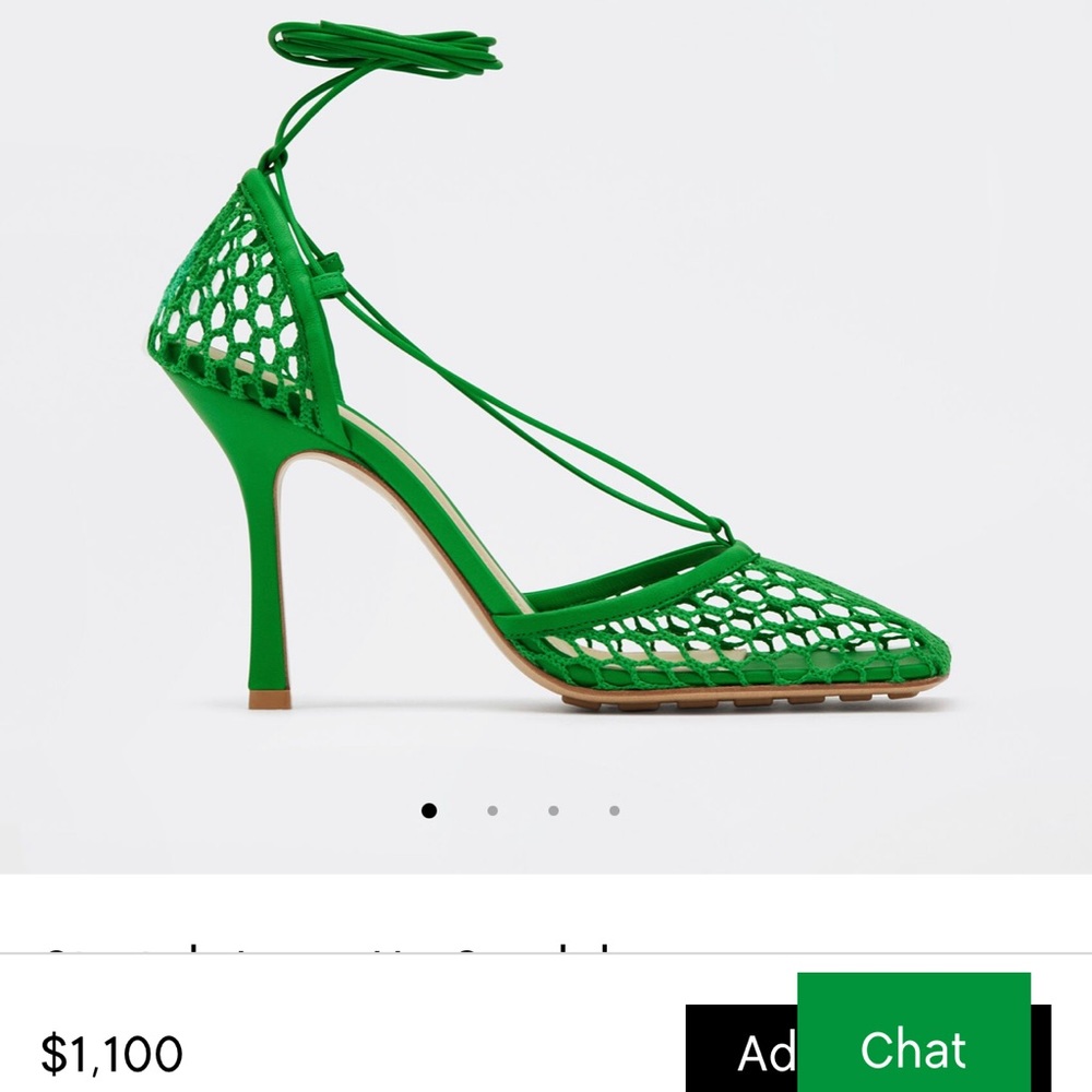 Bottegga veneta lace up heels